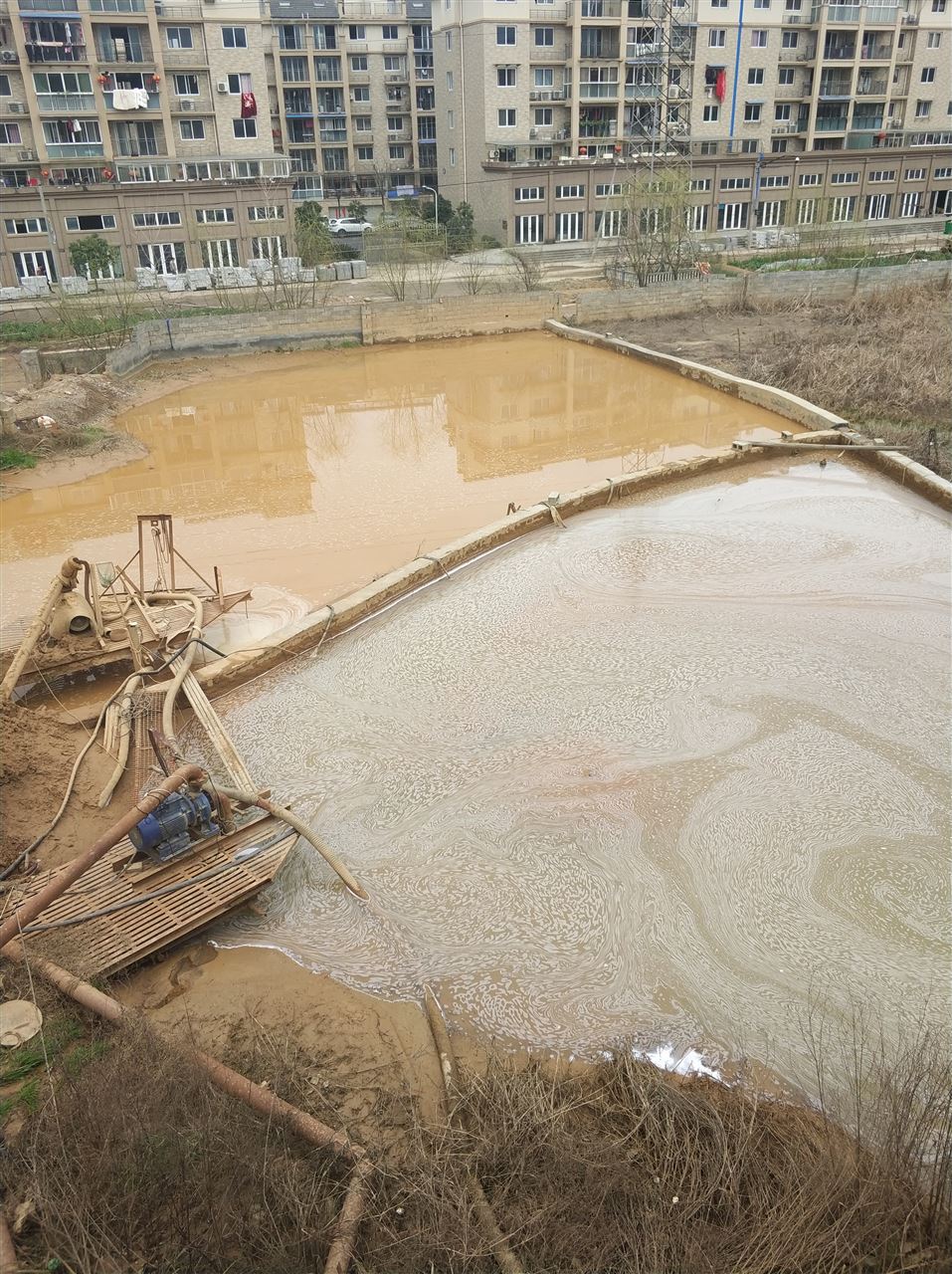 雨湖沉淀池淤泥清理-厂区废水池淤泥清淤